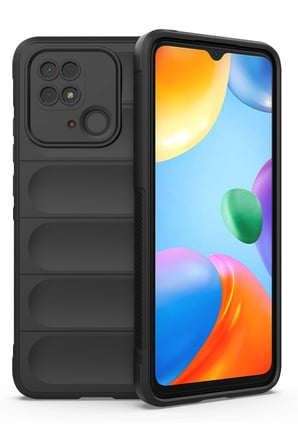 Uray store Xiaomi Redmi 10C Kılıf Optimum Silikon - Siyah