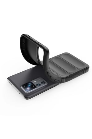 Uray store Xiaomi Mi 12T Pro Kılıf Optimum Silikon - Siyah