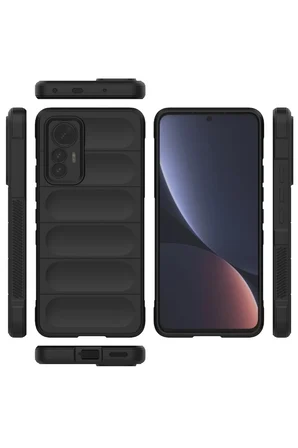 Uray store Xiaomi Mi 12 Lite Kılıf Optimum Silikon - Siyah