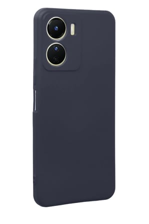 Uray store Vivo Y16 Kılıf First Silikon - Lacivert