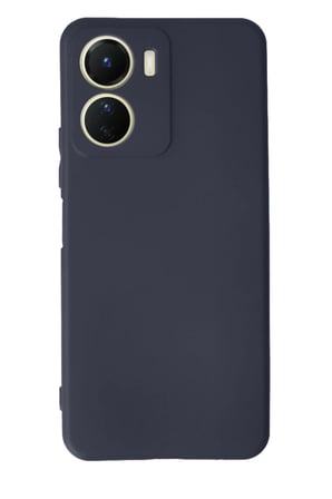 Uray store Vivo Y16 Kılıf First Silikon - Lacivert