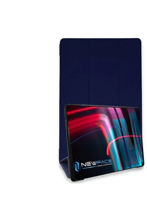 Uray store Samsung Galaxy T220 Tab A7 Lite 8.7 Kılıf Tablet Smart Kılıf - Lacivert