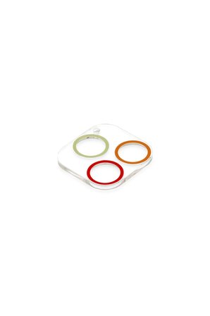 Uray store Apple iPhone 13 Pro Max Renkli Kamera Lens Koruma Cam - Turuncu-Kırmızı