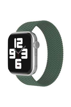 Uray store Apple Watch 38mm Ayarlı Solo Silikon Kordon - Haki Yeşil