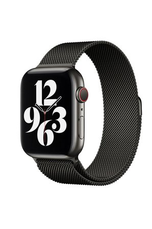 Uray store Apple Watch 38mm Metal Mıknatıslı Kordon - Siyah