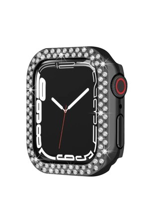Uray store Apple Watch 42mm Taşlı Kasa - Siyah