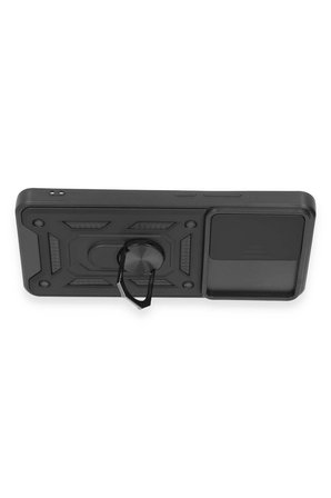 Uray store Xiaomi Mi 12T Pro Kılıf Pars Lens Yüzüklü Silikon - Siyah