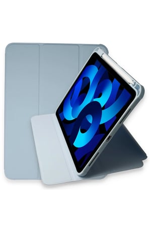 Uray store Apple iPad Pro 11 (2021) Kılıf Starling 360 Kalemlikli Tablet Kılıf - Mavi
