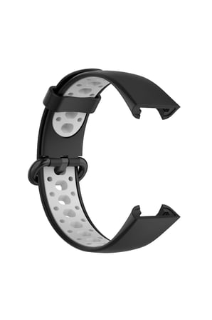 Uray store Xiaomi Redmi Watch 2 Spor Delikli Kordon - Siyah-Gri