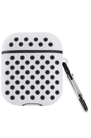 Uray store Apple Airpods 2 (2.nesil) Spor Delikli Kılıf - Gri-Siyah