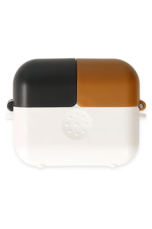 Uray store Apple Airpods 3 (3.nesil) Basmalı Kılıf - Beyaz-Siyah-Kahverengi