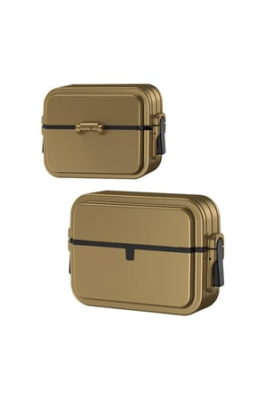Uray store Apple Airpods 3 (3.nesil) 404 Kilitli Kılıf - Gold