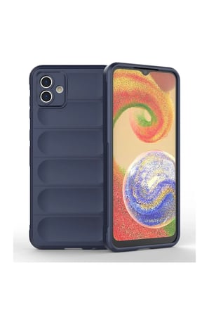Uray store Samsung Galaxy A04E Kılıf Optimum Silikon - Lacivert