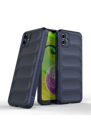 Uray store Samsung Galaxy A04E Kılıf Optimum Silikon - Lacivert
