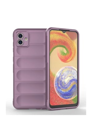 Uray store Samsung Galaxy A04E Kılıf Optimum Silikon - Mor
