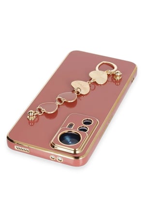 Uray store Xiaomi Mi 12T Pro Kılıf Esila Silikon - Kırmızı