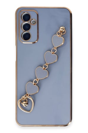Uray store Samsung Galaxy A14 4G Kılıf Esila Silikon - Gri
