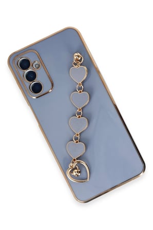 Uray store Samsung Galaxy A14 4G Kılıf Esila Silikon - Gri