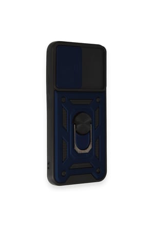 Uray store Samsung Galaxy A54 5G Kılıf Pars Lens Yüzüklü Silikon - Lacivert