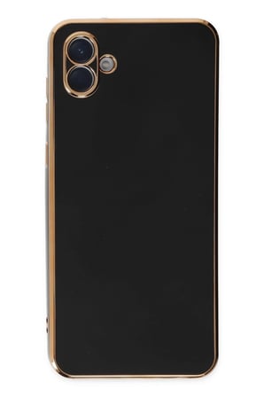 Uray store Samsung Galaxy A04E Kılıf Volet Silikon - Siyah