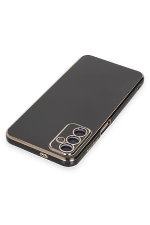 Uray store Samsung Galaxy A14 4G Kılıf Volet Silikon - Siyah