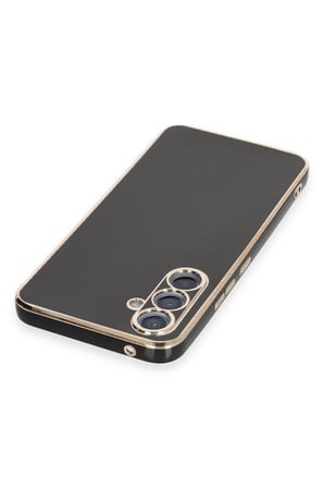 Uray store Samsung Galaxy A54 5G Kılıf Volet Silikon - Siyah