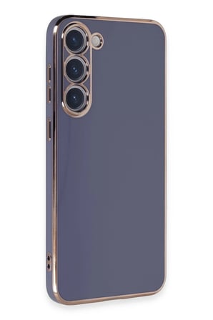 Uray store Samsung Galaxy S23 Kılıf Volet Silikon - Mavi