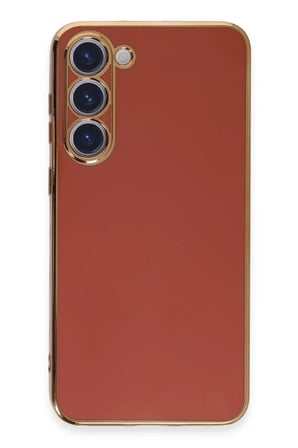 Uray store Samsung Galaxy S23 Kılıf Volet Silikon - Kırmızı
