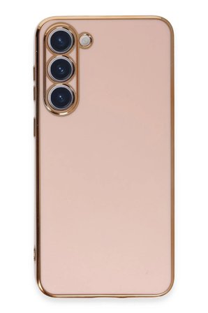 Uray store Samsung Galaxy S23 Kılıf Volet Silikon - Pembe