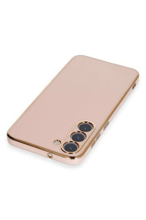 Uray store Samsung Galaxy S23 Kılıf Volet Silikon - Pembe
