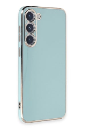 Uray store Samsung Galaxy S23 Kılıf Volet Silikon - Açık Yeşil