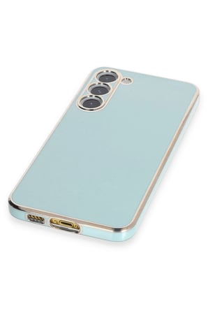 Uray store Samsung Galaxy S23 Plus Kılıf Volet Silikon - Açık Yeşil