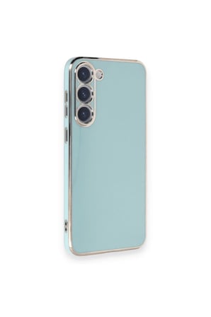 Uray store Samsung Galaxy S23 Plus Kılıf Volet Silikon - Açık Yeşil