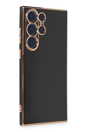 Uray store Samsung Galaxy S23 Ultra Kılıf Volet Silikon - Siyah