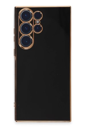 Uray store Samsung Galaxy S23 Ultra Kılıf Volet Silikon - Siyah