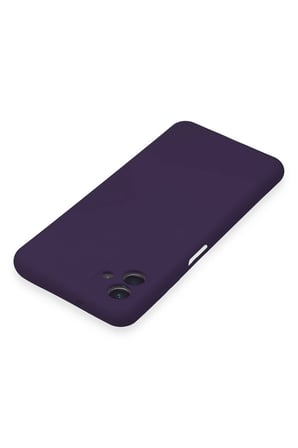 Uray store Samsung Galaxy A04E Kılıf Nano içi Kadife Silikon - Mor