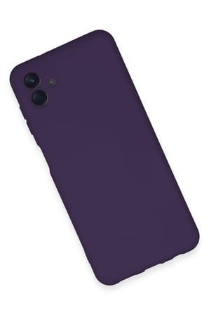 Uray store Samsung Galaxy A04E Kılıf Nano içi Kadife Silikon - Mor