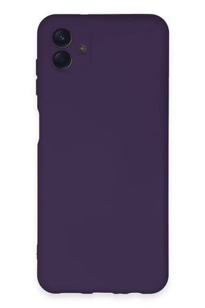 Uray store Samsung Galaxy A04E Kılıf Nano içi Kadife Silikon - Mor
