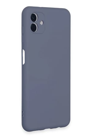 Uray store Samsung Galaxy A04E Kılıf Nano içi Kadife Silikon - Gri