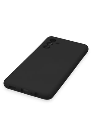 Uray store Samsung Galaxy A14 4G Kılıf Nano içi Kadife Silikon - Siyah