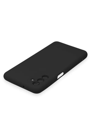 Uray store Samsung Galaxy A14 4G Kılıf Nano içi Kadife Silikon - Siyah