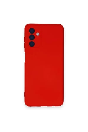 Uray store Samsung Galaxy A14 4G Kılıf Nano içi Kadife Silikon - Kırmızı