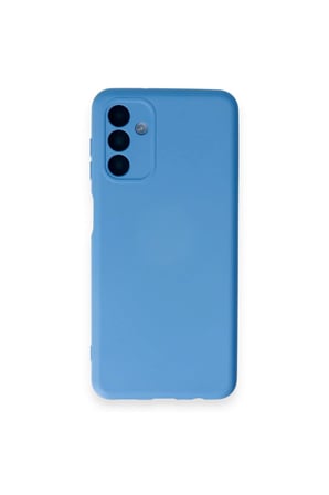 Uray store Samsung Galaxy A14 4G Kılıf Nano içi Kadife Silikon - Mavi