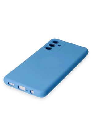 Uray store Samsung Galaxy A14 4G Kılıf Nano içi Kadife Silikon - Mavi