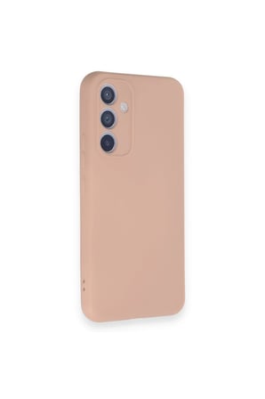 Uray store Samsung Galaxy A34 5G Kılıf Nano içi Kadife Silikon - Pudra
