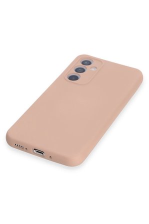 Uray store Samsung Galaxy A34 5G Kılıf Nano içi Kadife Silikon - Pudra
