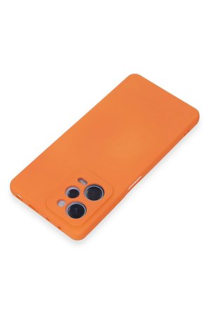 Uray store Xiaomi Redmi Note 12 Pro 5G Kılıf Nano içi Kadife Silikon - Turuncu