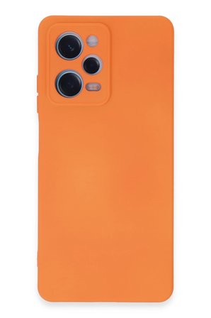 Uray store Xiaomi Redmi Note 12 Pro 5G Kılıf Nano içi Kadife Silikon - Turuncu