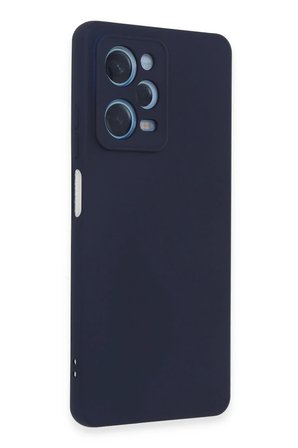 Uray store Xiaomi Redmi Note 12 Pro 5G Kılıf Nano içi Kadife Silikon - Lacivert