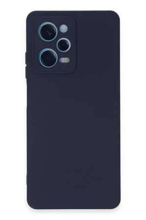 Uray store Xiaomi Redmi Note 12 Pro 5G Kılıf Nano içi Kadife Silikon - Lacivert